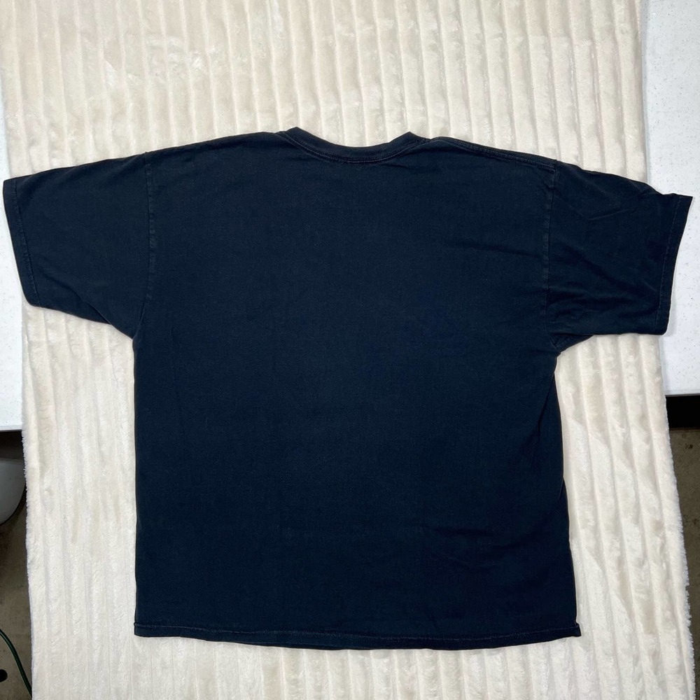 Wester Bull Vintage Faded Distressed XL Black Brown Graphic Short Sleeve T-Shirt - Picture 5 of 7